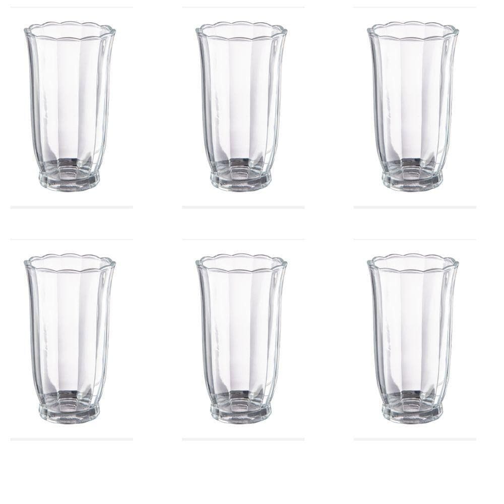 Conjunto 6 Copos Long Drink Peach 350 Ml Hauskraft
