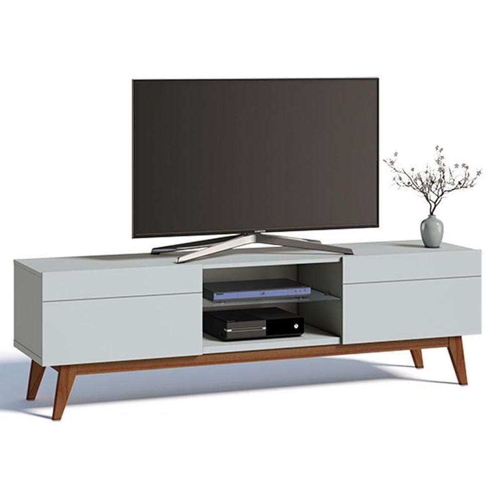 Rack Bancada Classic 2 Gavetas Branco Acetinado - Imcal