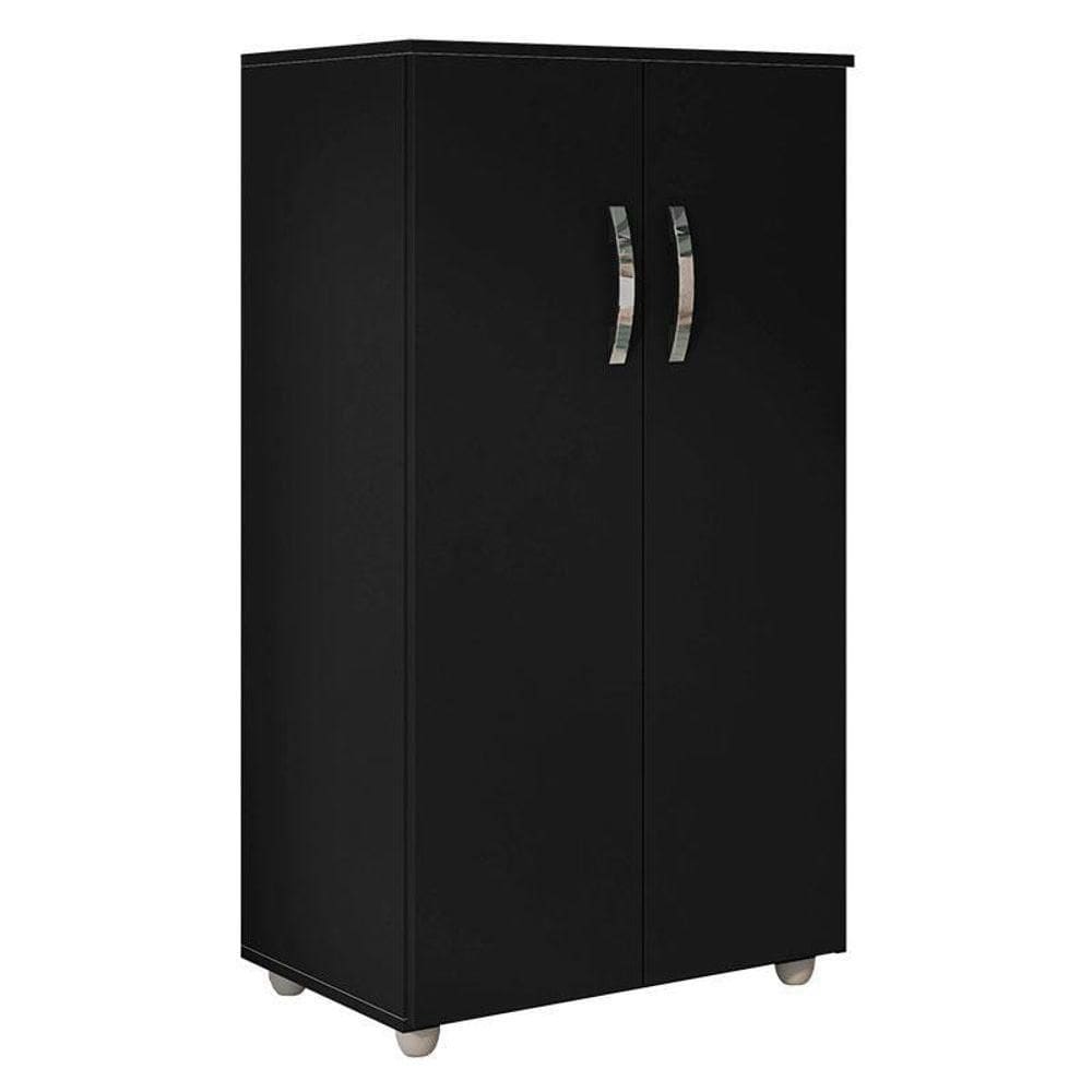 Armário Multiuso Rosana Preto Fosco - Ajl