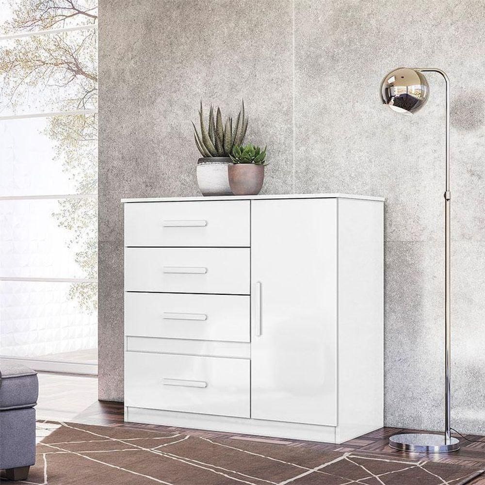 Cômoda Sapateira Infantil Ambiente Vênus Branco - Moval