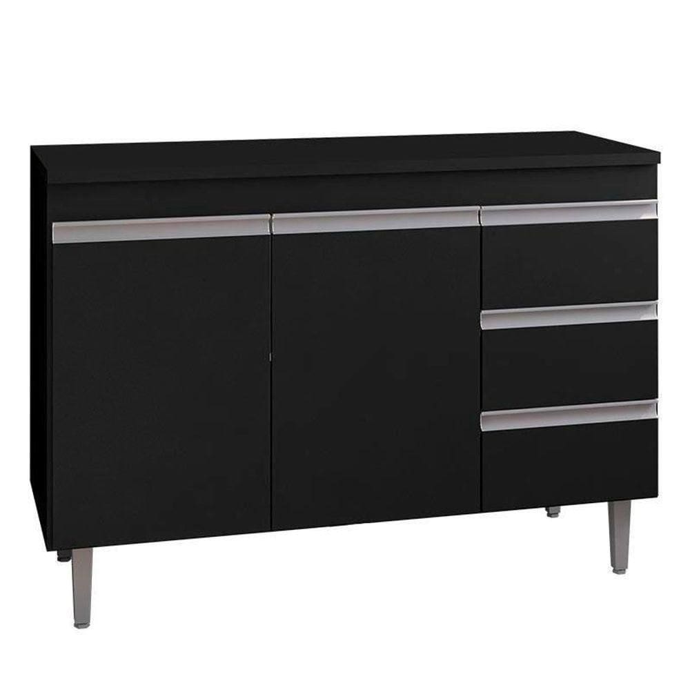 Balcão De Pia Andréia 100 Cm Preto – Ajl