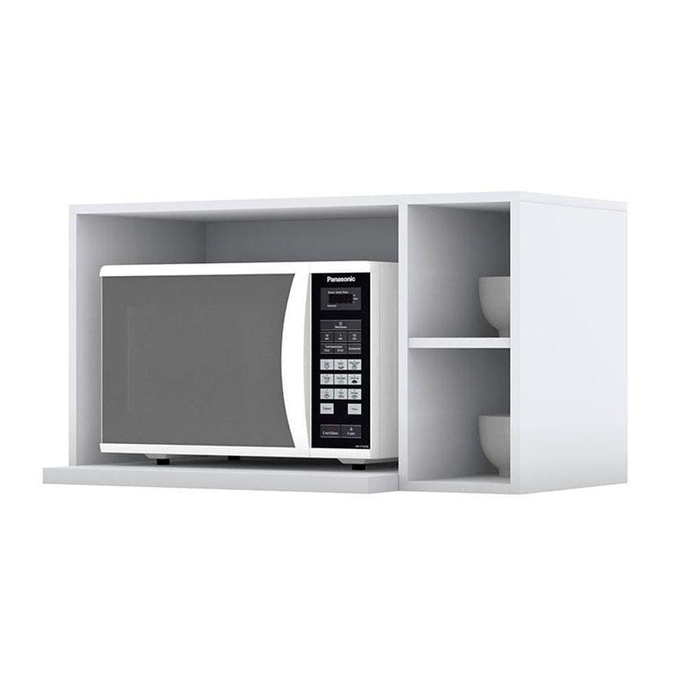 Armário Aéreo Para Micro-ondas Nova York Branco – Henn