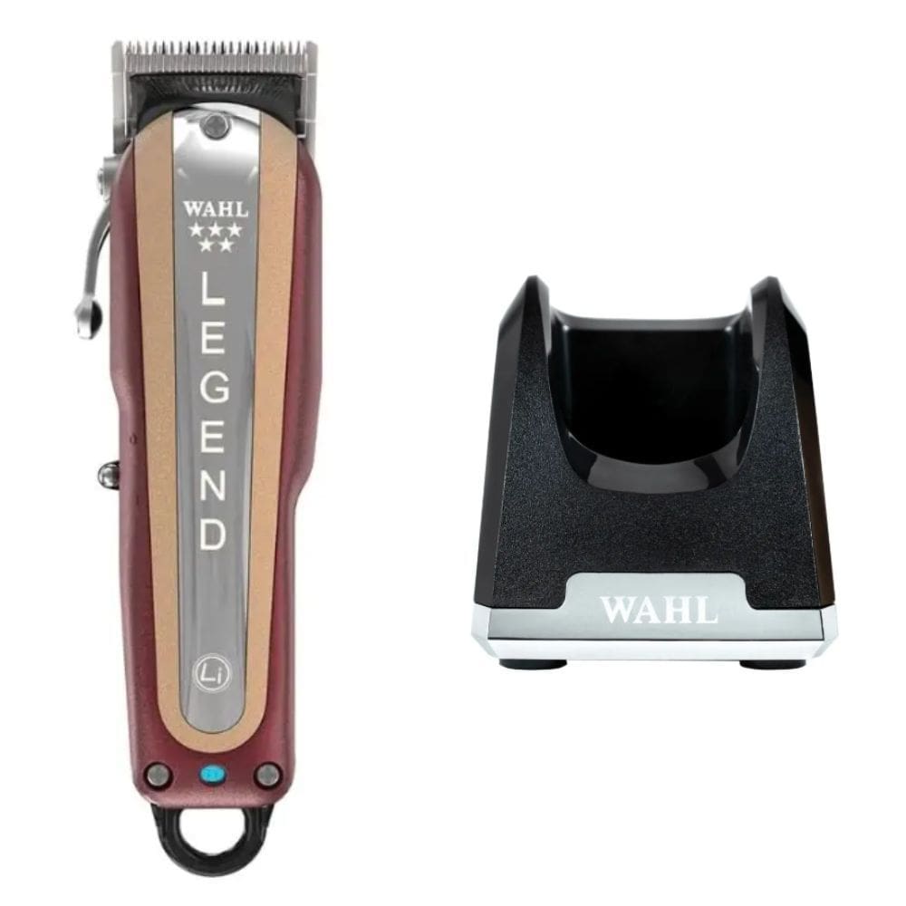 Kit Máquina Cortar Cabelo Profissional + Base Carregadora