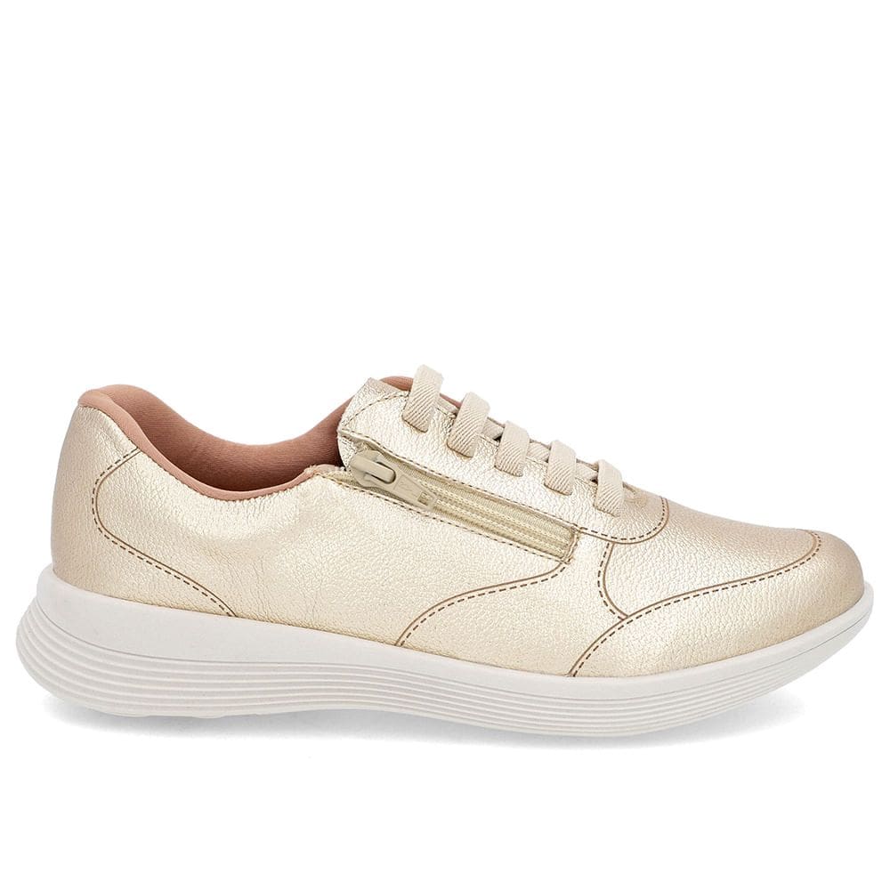 Tênis Feminino Casual Em Couro Usaflex Uc06007005