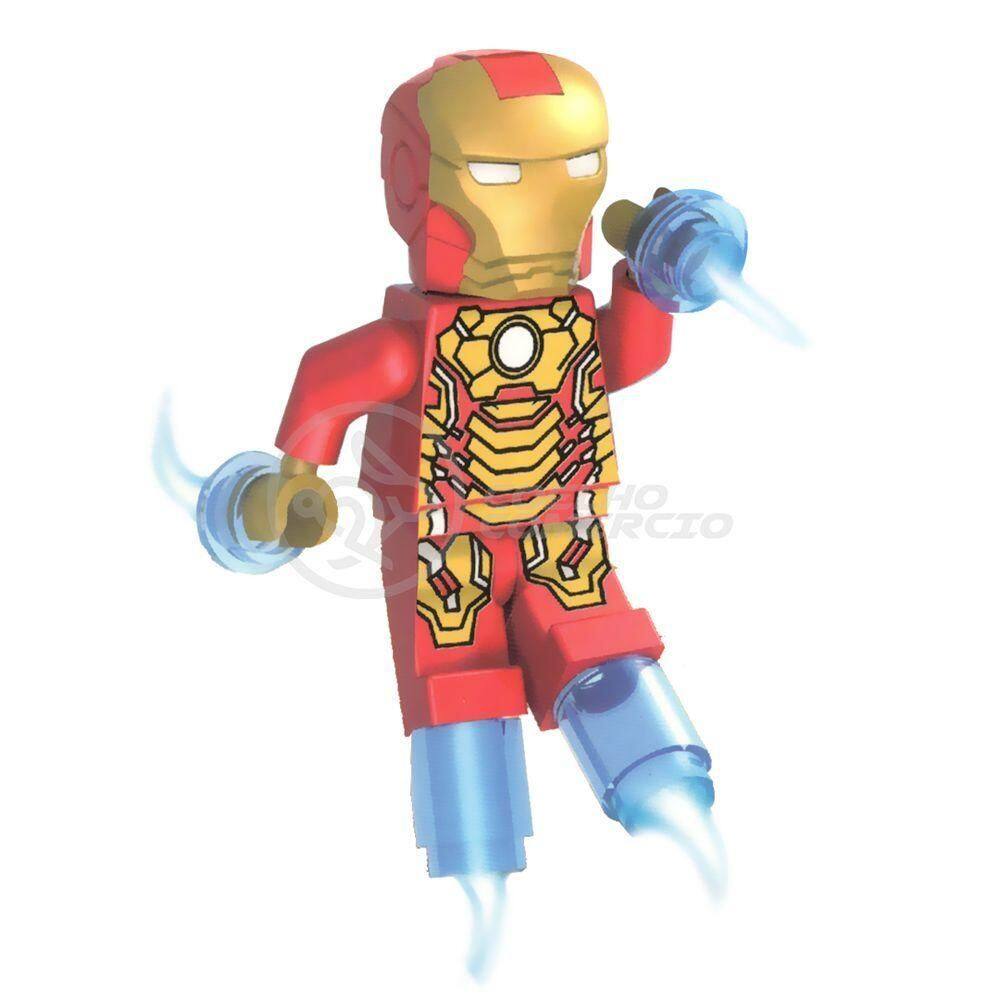 Boneco Mini Action Figure Avengers Infinity War Bloco De Montar Compatível Com Lego- Homem De Ferro