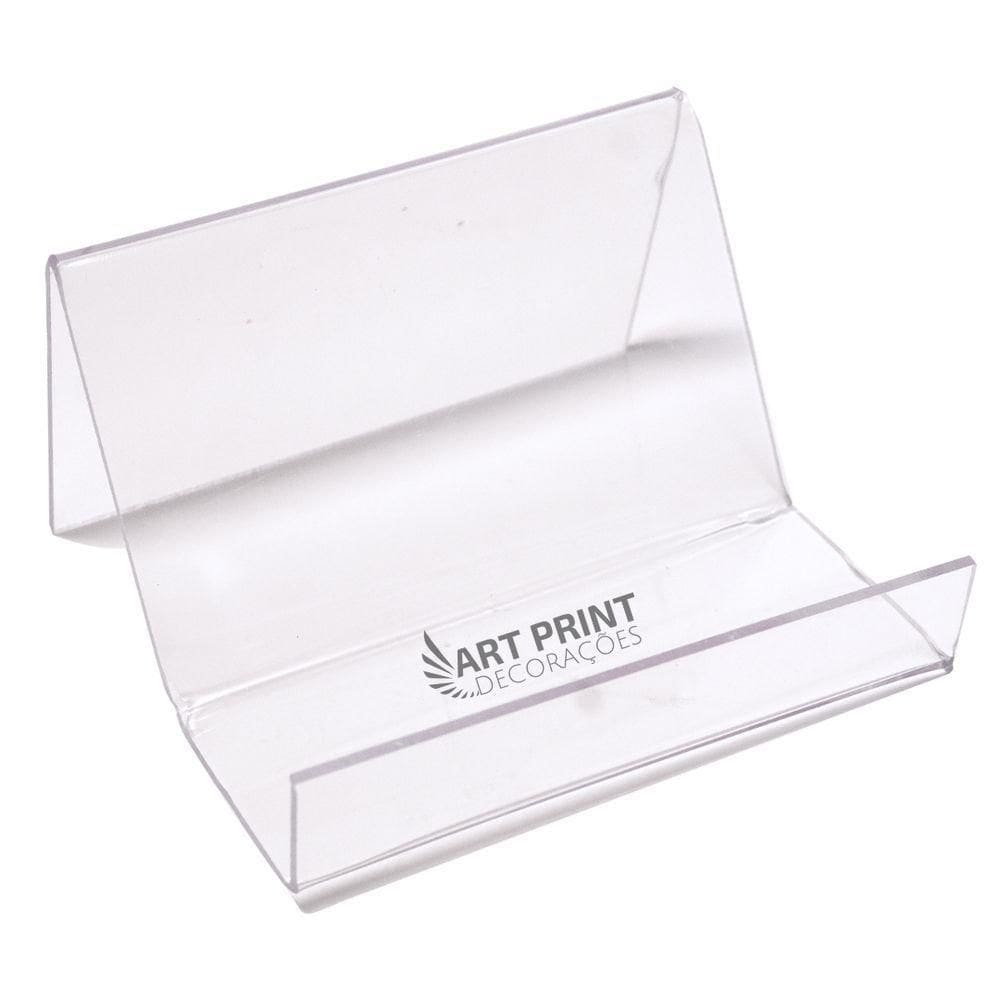 5 Displays Suporte Porta Visita Expositor Ps Cristal