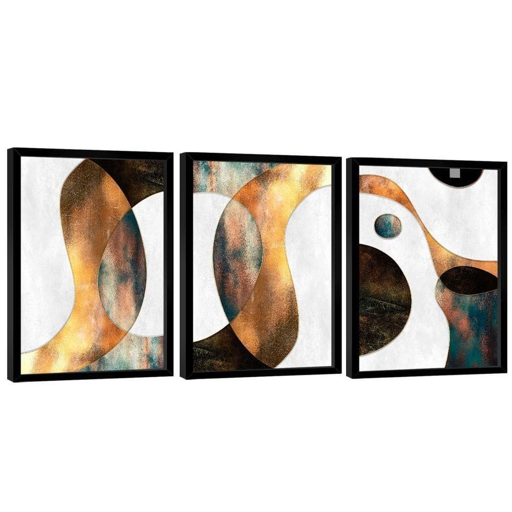 Quadro Decorativo Trio Abstrato Elegância