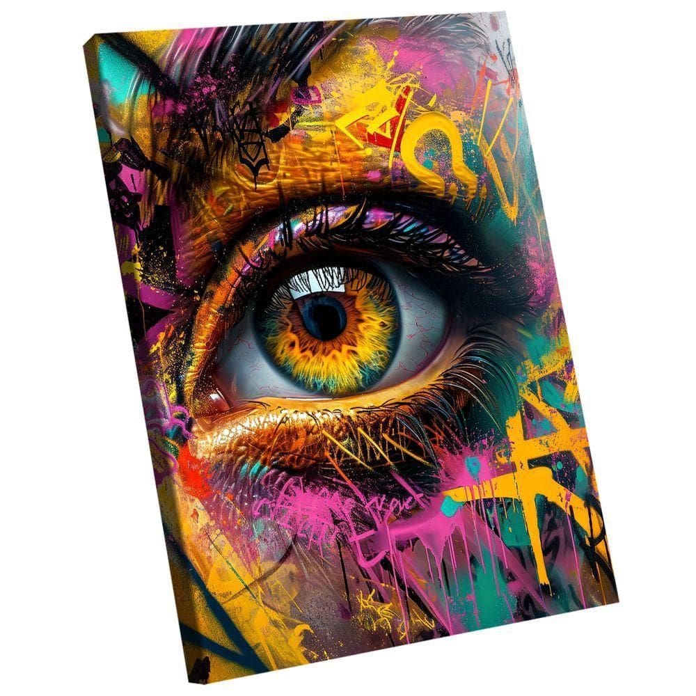 Quadro Decorativo Olhar Grafite