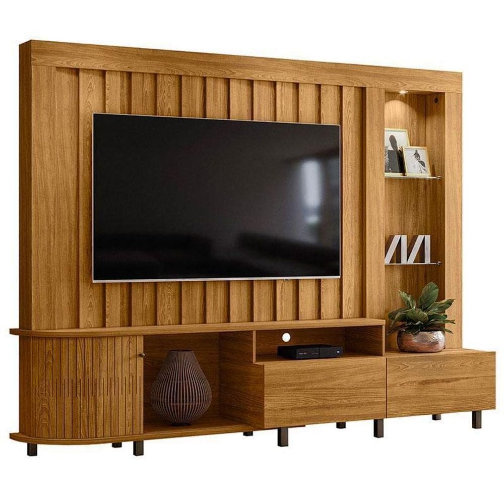 Estante Home Theater Le Mans Cumaru – Madetec