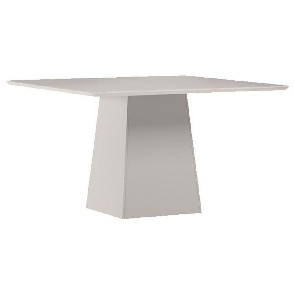 Mesa De Jantar 135x135 Cm Barbara Com Vidro Off White – New Ceval