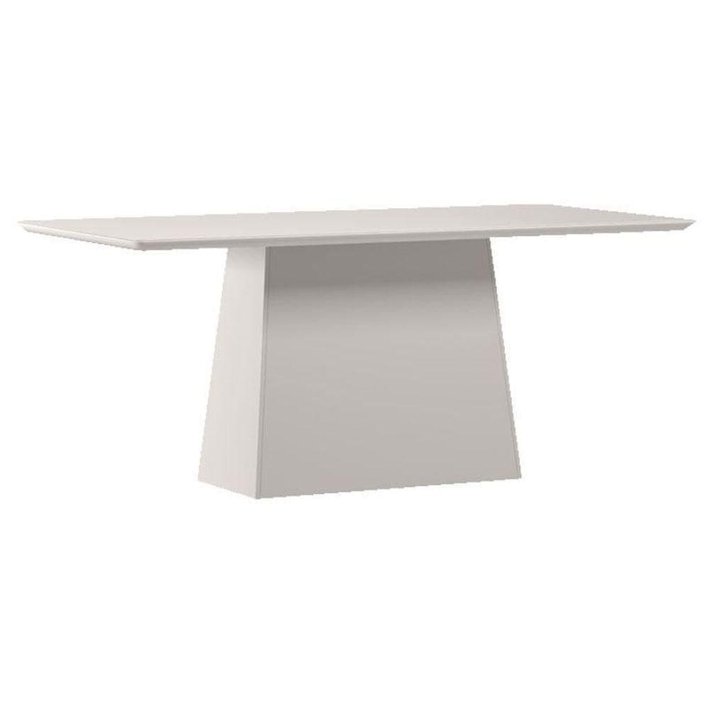 Mesa De Jantar 180 Cm Barbara Com Vidro Off White – New Ceval