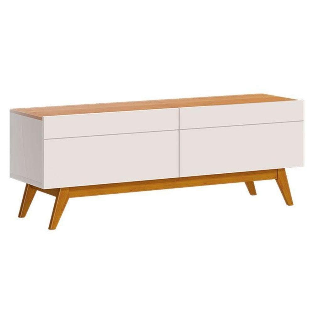 Rack Bancada Classic 2 Gavetas Off White Nature - Imcal