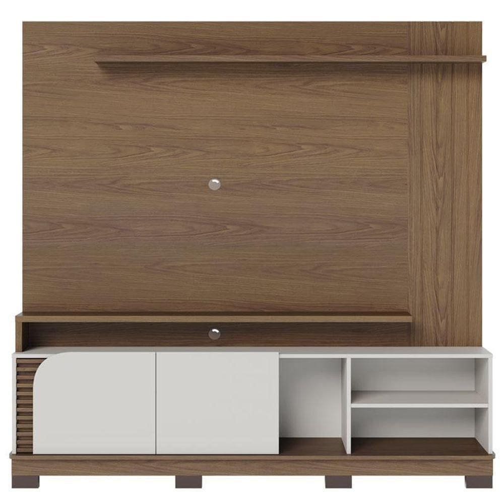 Estante Home Theater Jurerê Amendôa Off White Matte – Colibri