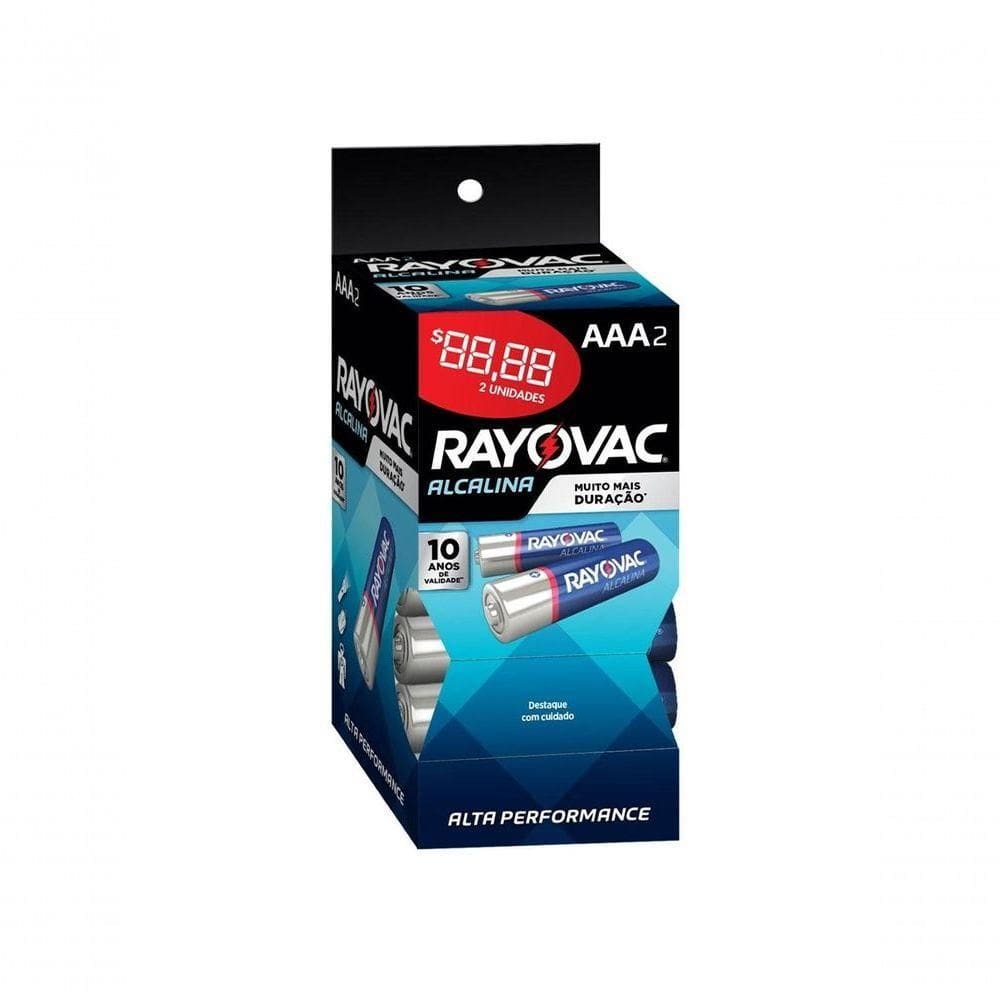 Pilha Alcalina Aaa Tubo Com 32 20321