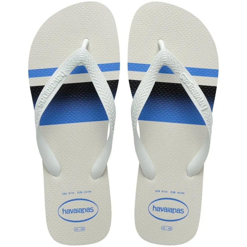 Chinelo Havaianas Top Basic Masculino - Branco e Azul