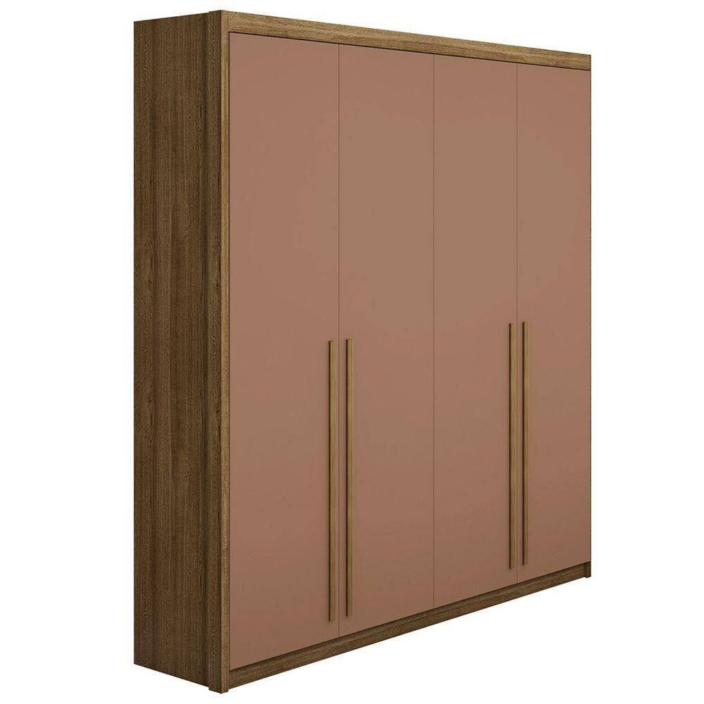 Guarda Roupa Solteiro 4 Portas 183cm Dubai Nature-camarim - Vila Rica