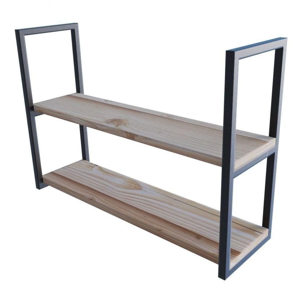 Nicho Organizador De Madeira 80x20cm Para Varanda De Teto