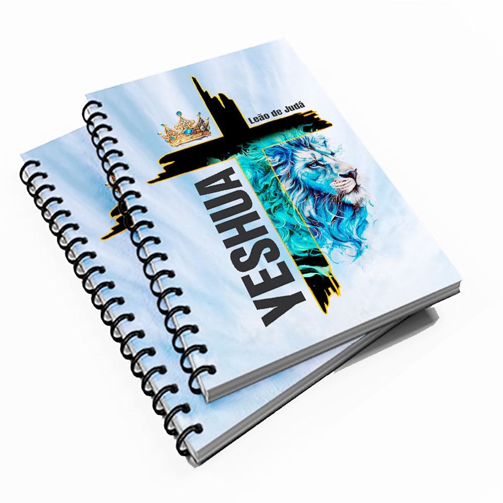 Caderno Univ. Evangélico 200 Fls Leão de Juda Yeshua