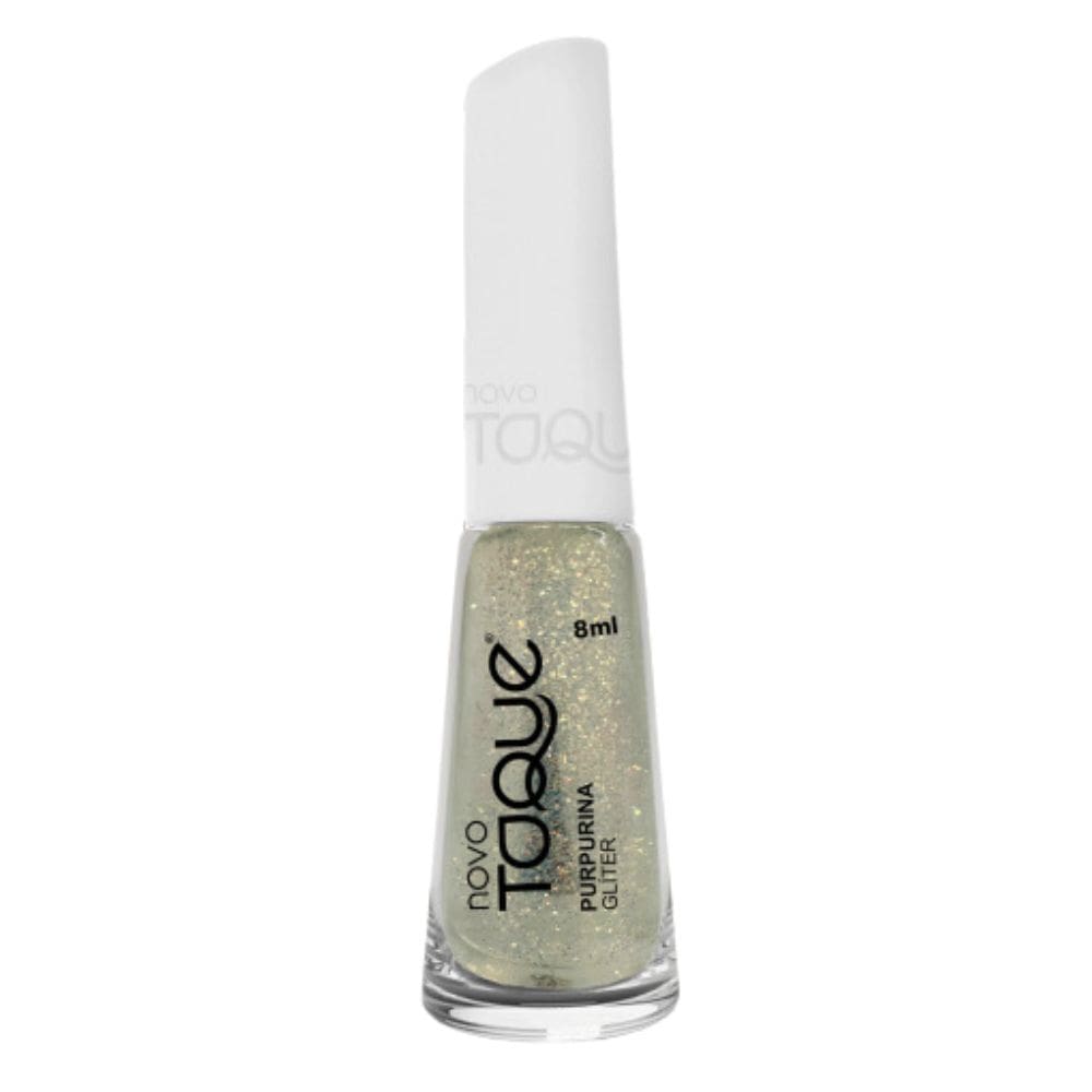 Esmalte Novo Toque Purpurina Gliter 8ml