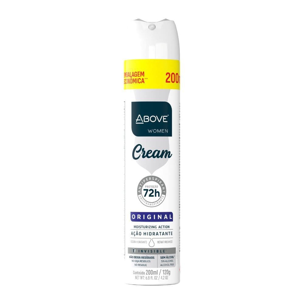 Desodorante Above Women Cream Invisible 200ml