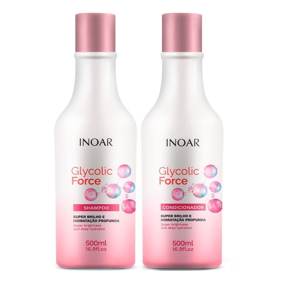 Shampoo e Condicionador Inoar Glycolic Force 500ml