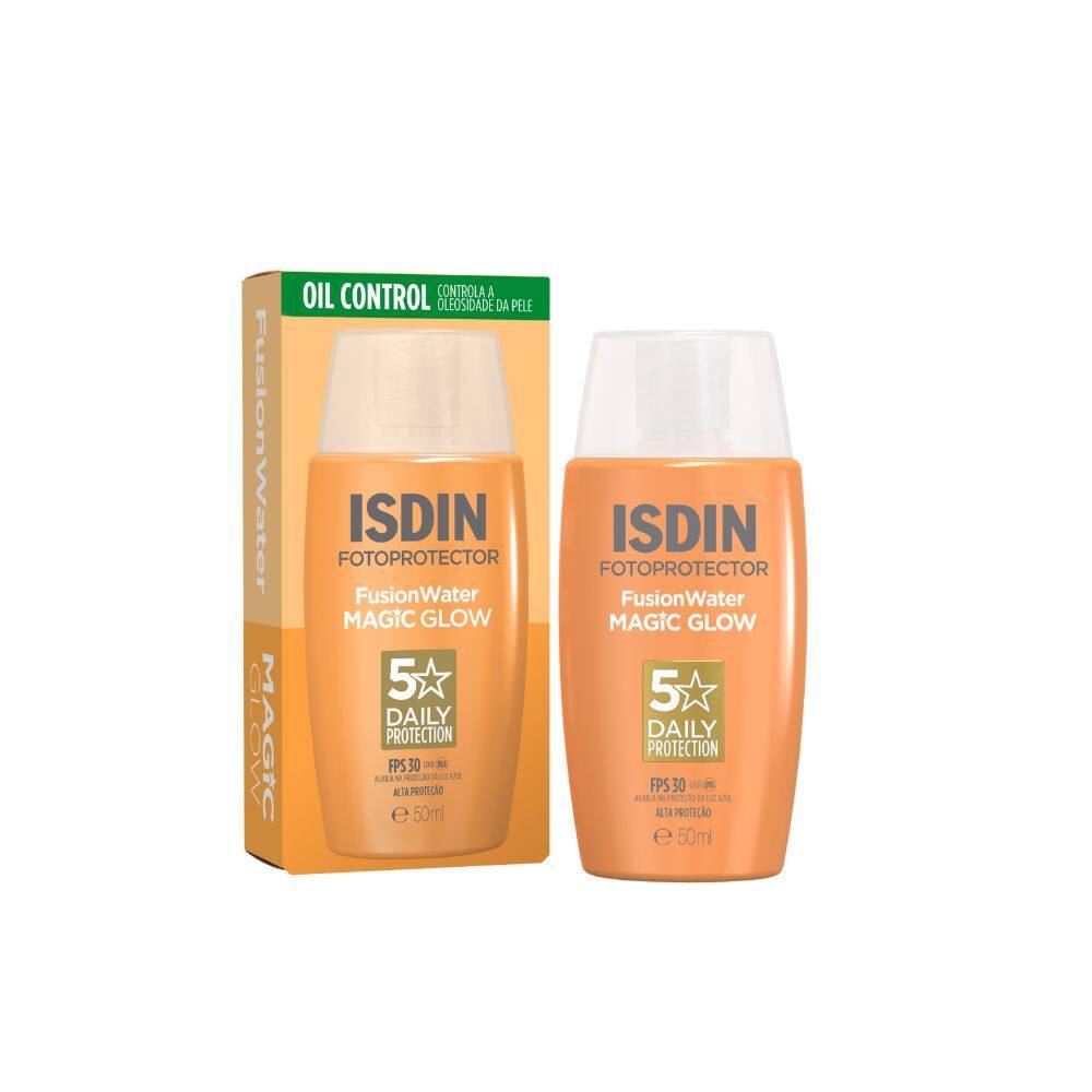 Protetor Solar Insdin Fotoprotector FPS 30 FusionWater Magic Glow 50ml