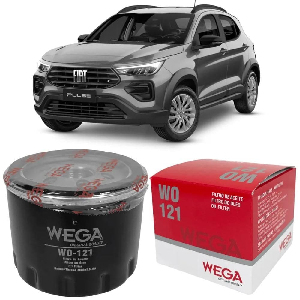 Filtro Óleo Pulse 1.0 2021 a 2025 WEGA WO-121