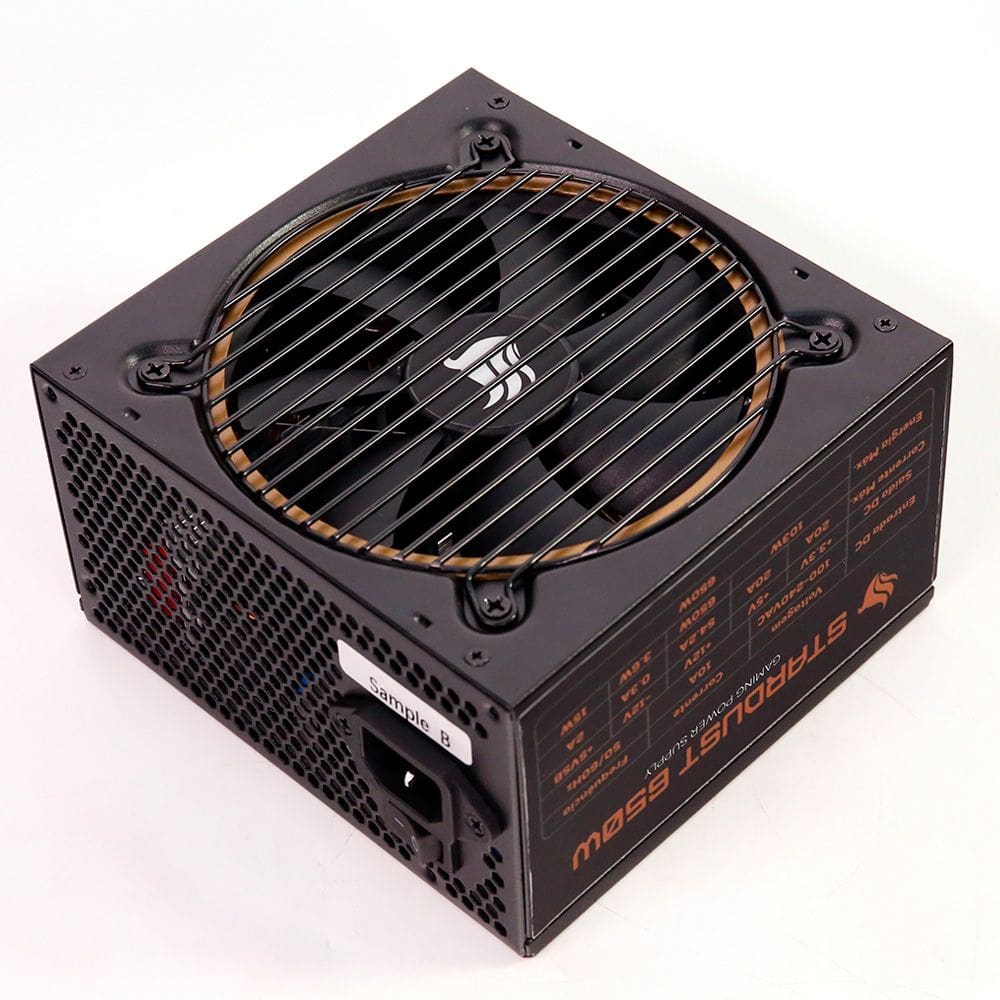 Fonte ATX V3.0 Gamer 650W Stardust Full Modular Certificação Cybenetics Bronze PFC Ativ Bivolt Automático 100-240V AC