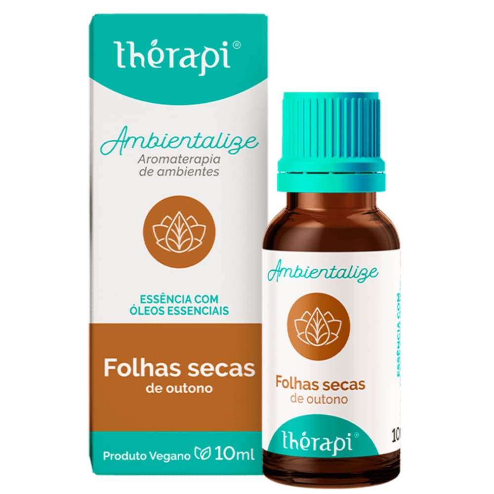 Oleo Essencial Com Perfume Therapi Folhas Secas 10Ml Notas Amadeiradas