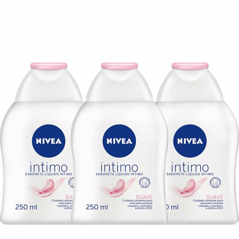 Kit Sabonete Íntimo Nívea Suave Camomila - 3 unidades