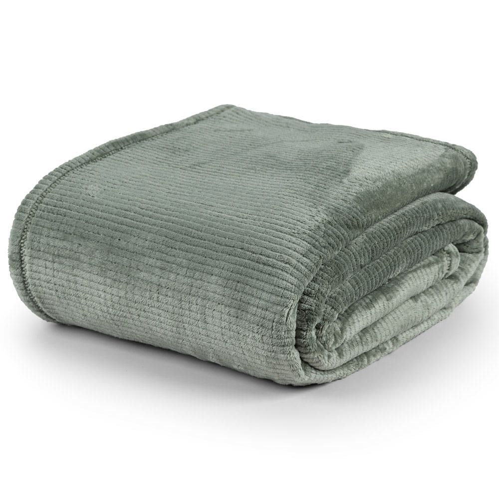 Cobertor Irlanda Queen Manta Ultrasoft Extra Macia 2,40m x 2,20m - Loro - Verde