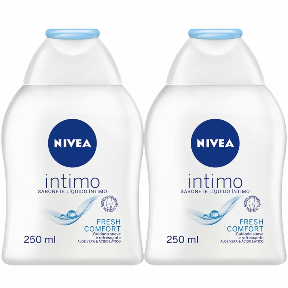 Kit Sabonete Íntimo Nívea Fresh Comfort Aloe Vera - 2 unidades
