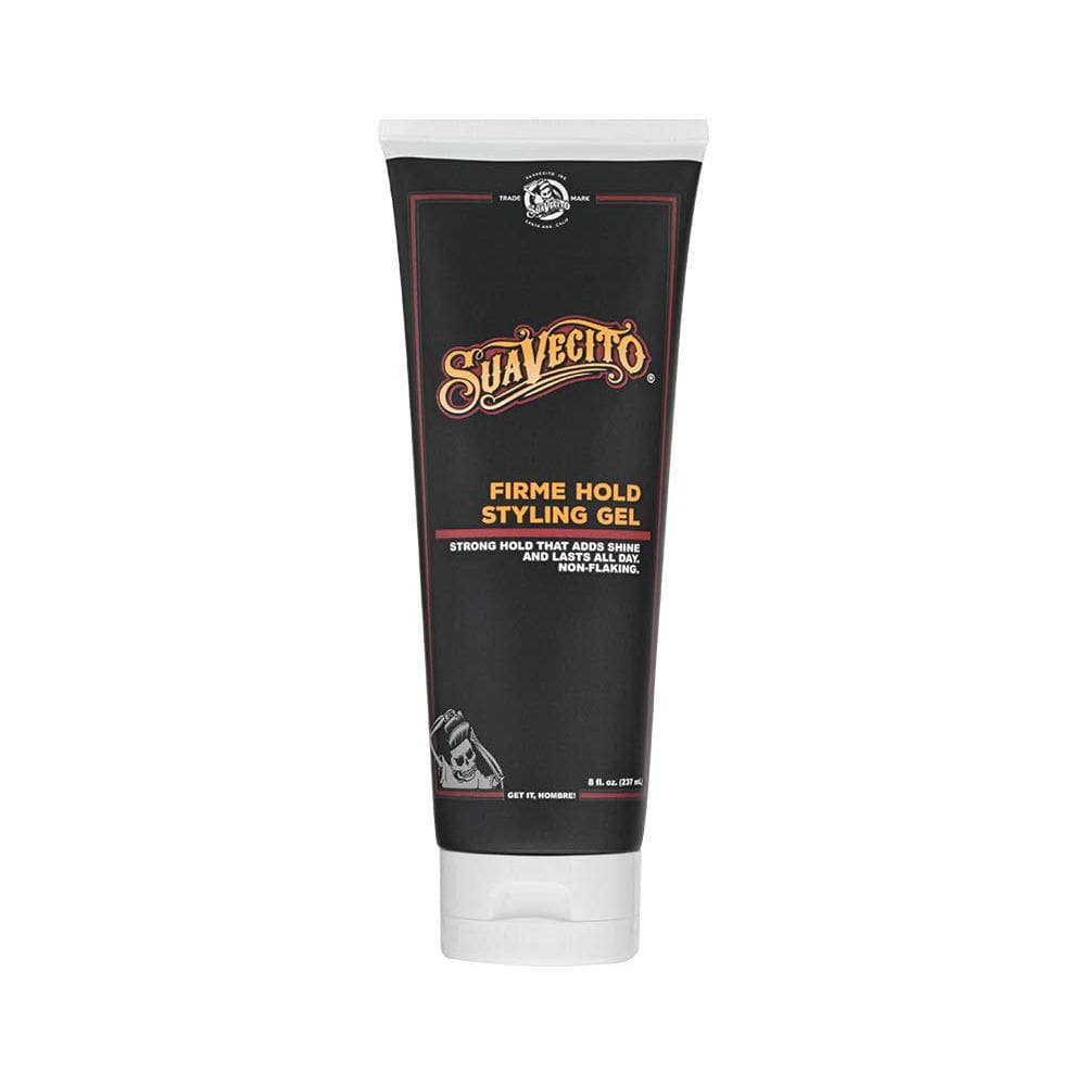Gel modelador Suavecito Firme Hold para cabelos médios a grossos