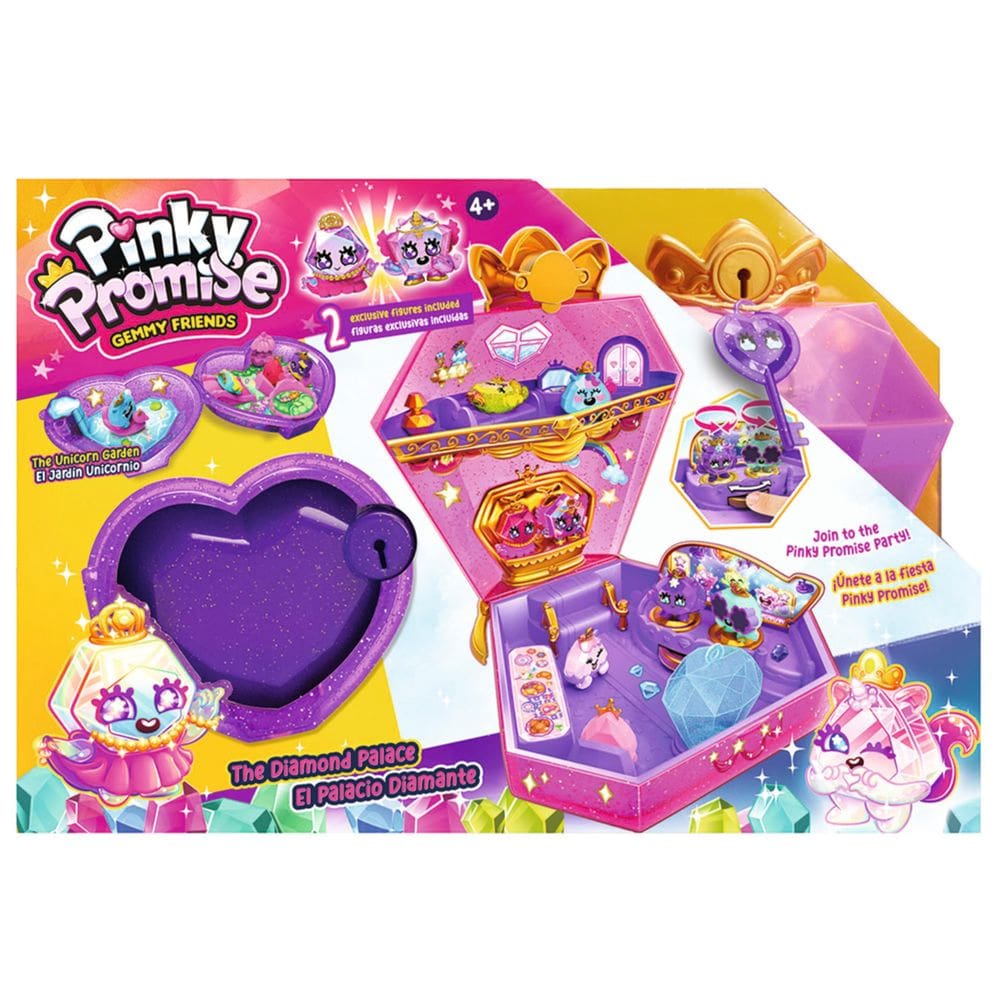 Conjunto de brinquedos Princess Jewelry Pinky Promise Gemmy Friends