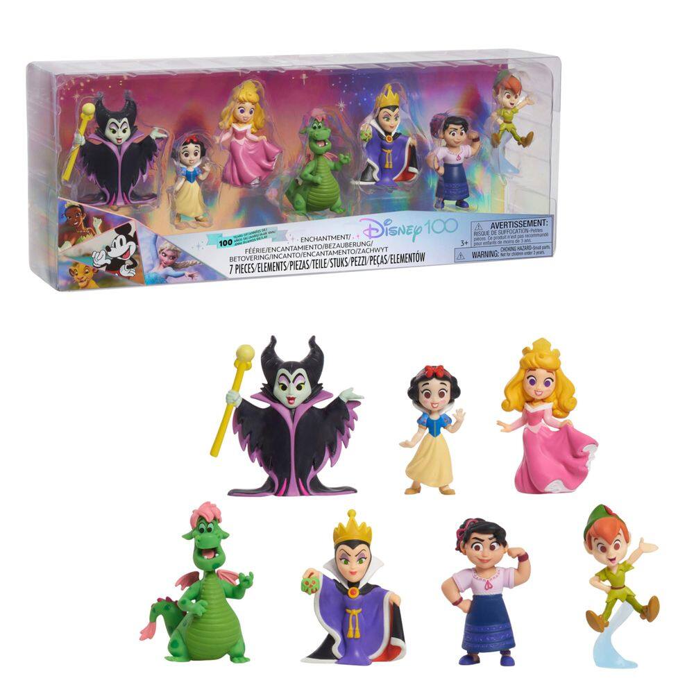Pacote de figuras Just Play Disney 100 Years of Enchantment