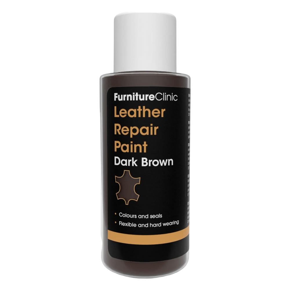 Clínica de móveis para reparo de couro, pintura, 50 ml, marrom escuro