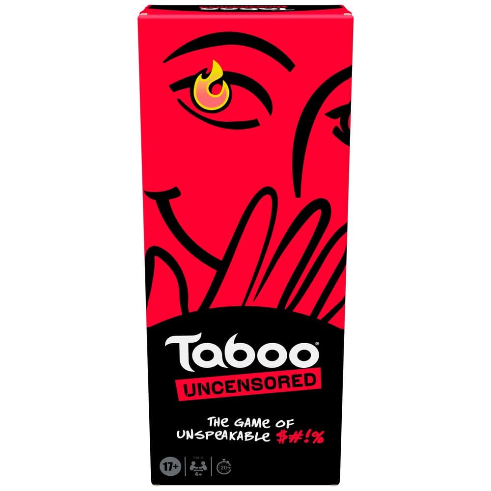 Jogo de tabuleiro Hasbro Gaming Taboo sem censura para adultos com mais de 17 anos
