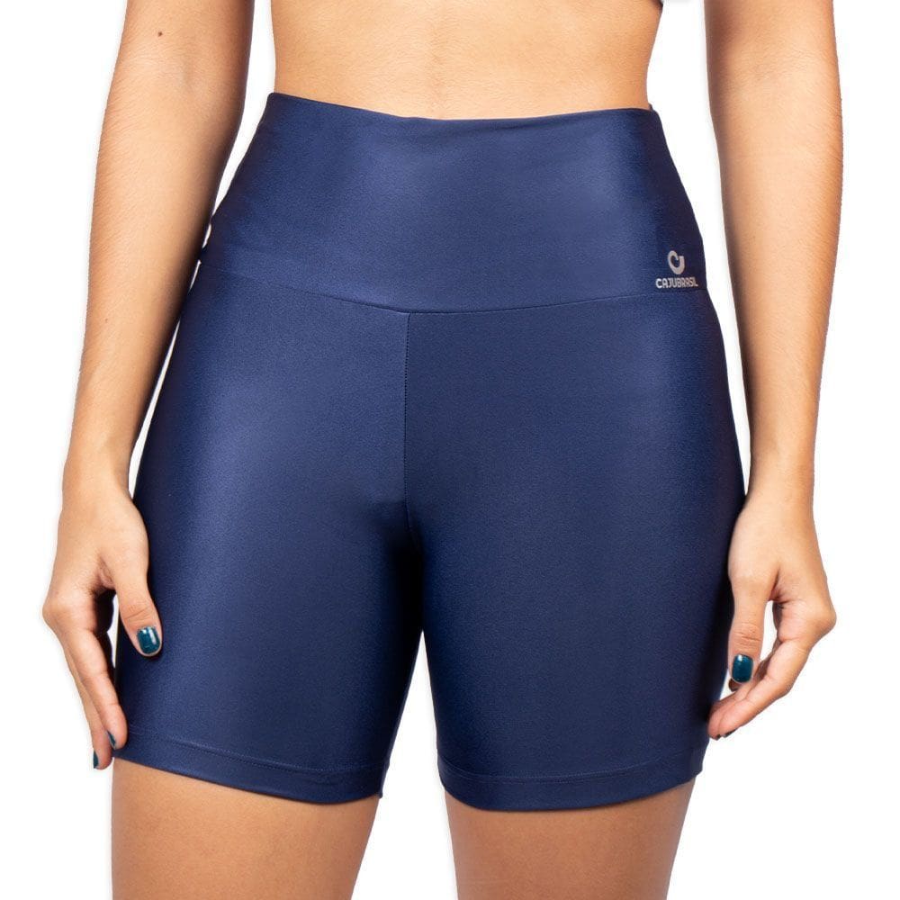 Short Caju Brasil Atletika Classic Azul Marinho Feminino