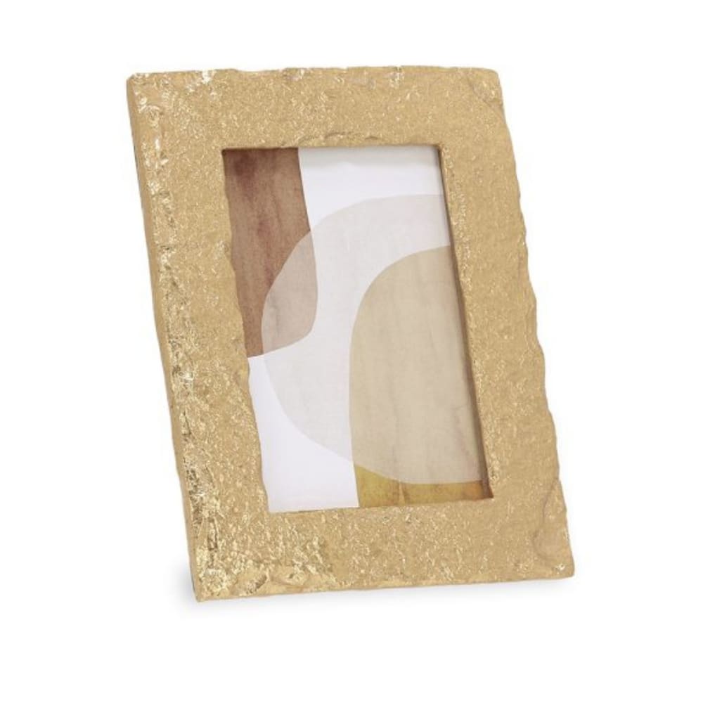 Porta Retrato Em Poliresina Dourado Mart 10x15