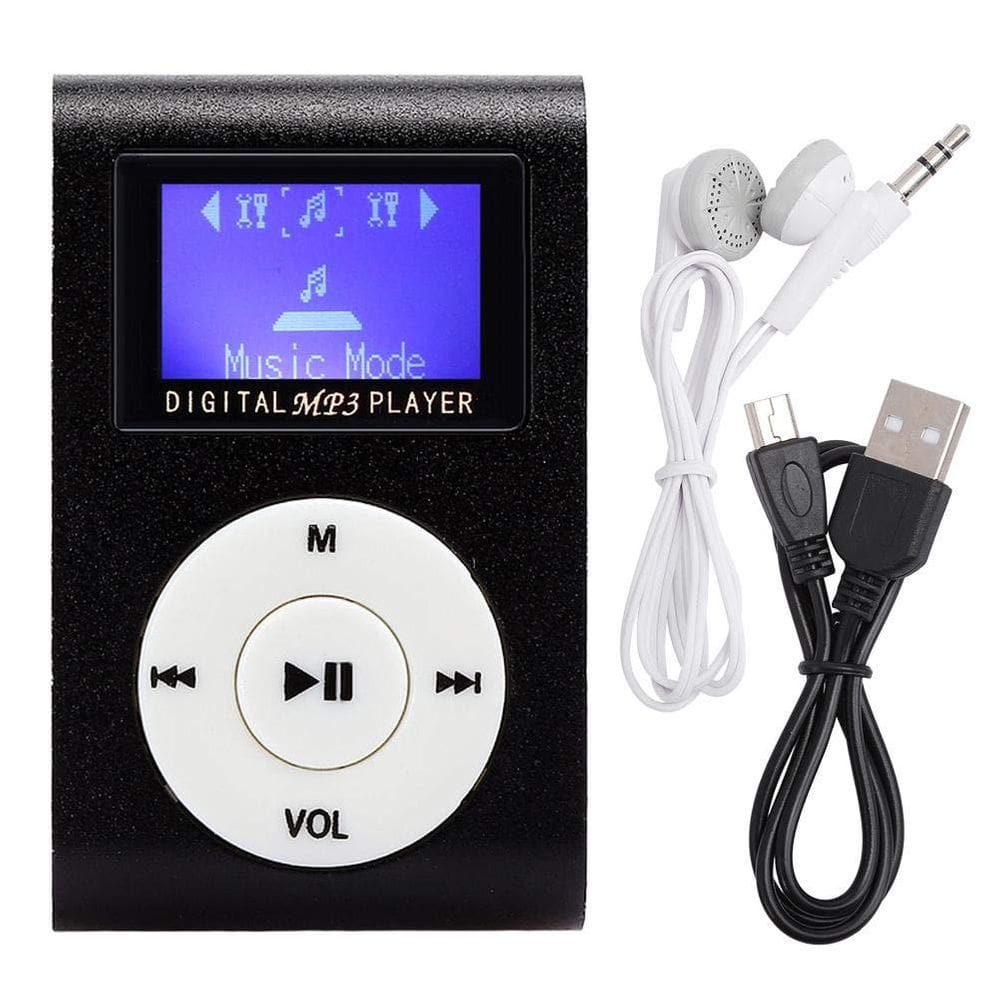 Leitor de MP3 Annadue Mini Music Player com tela LCD de 0,8 polegadas