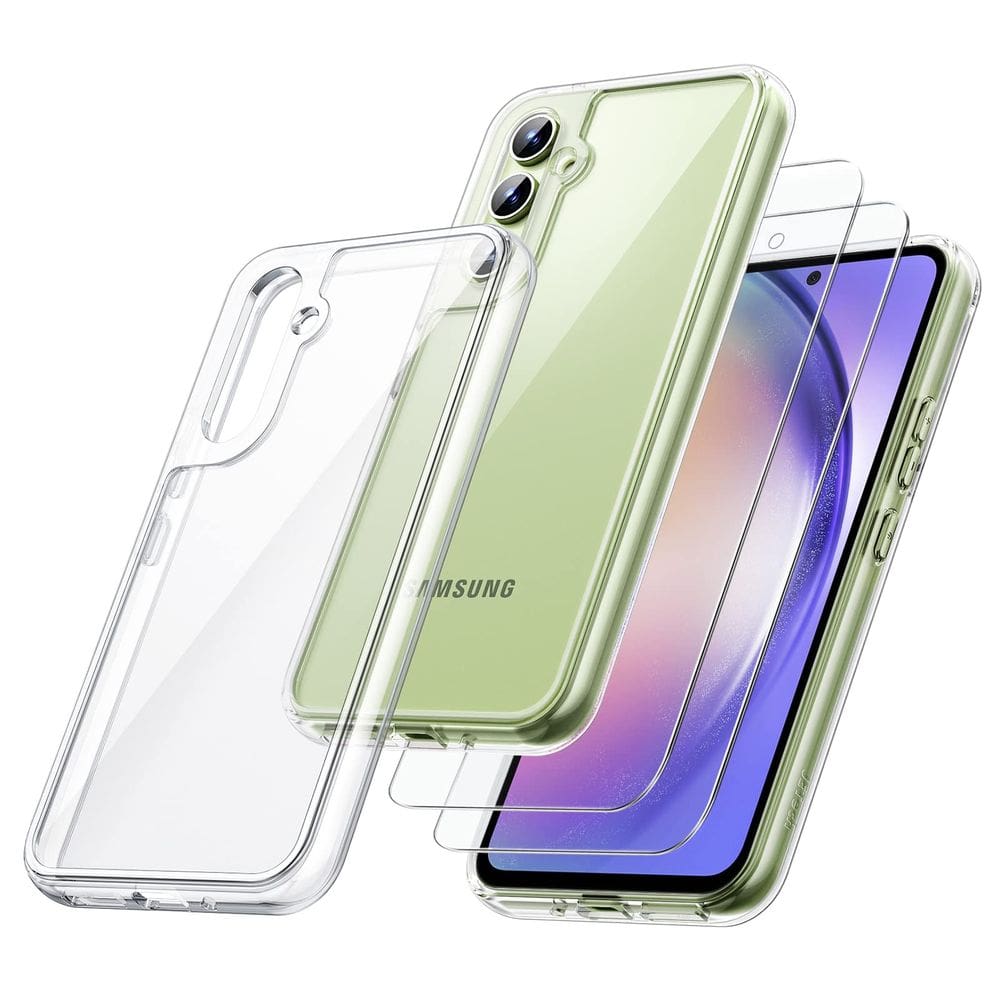 Capa de telefone JeTech 2 em 1 para Samsung Galaxy A54 5G com protetor de tela