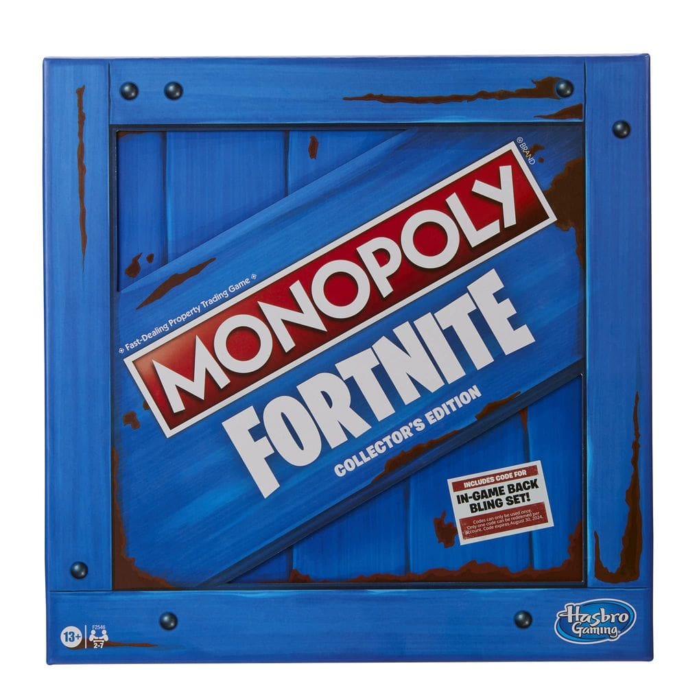 Jogo de Tabuleiro Monopoly Fortnite Collector`s Edition Teens 13+