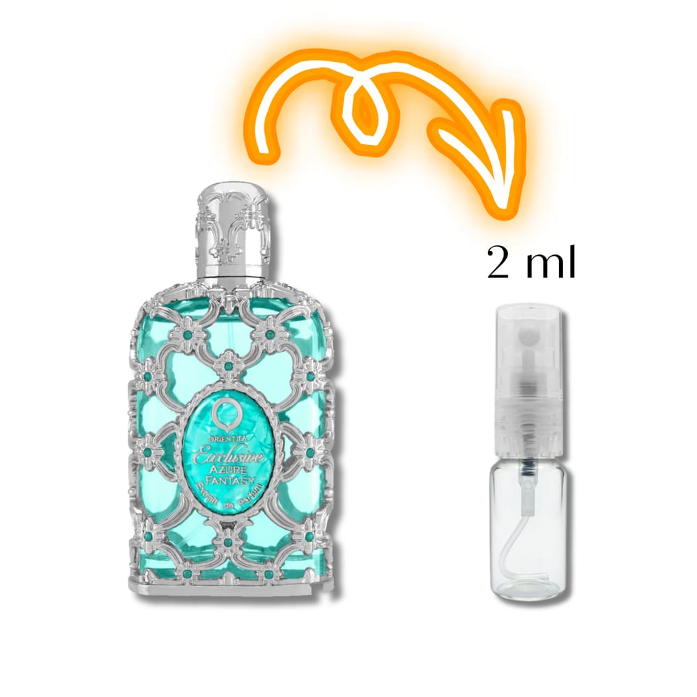 Decant Azure Fantasy 2ml - Orientica - EAU De Parfum | Katia Almeida