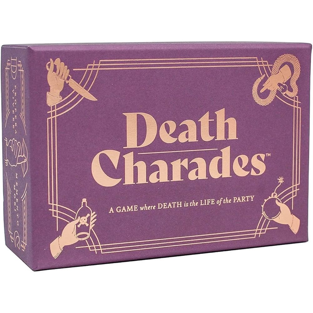 Jogo de cartas de festa Death Charades para 2 a 20 jogadores com mais de 13 anos