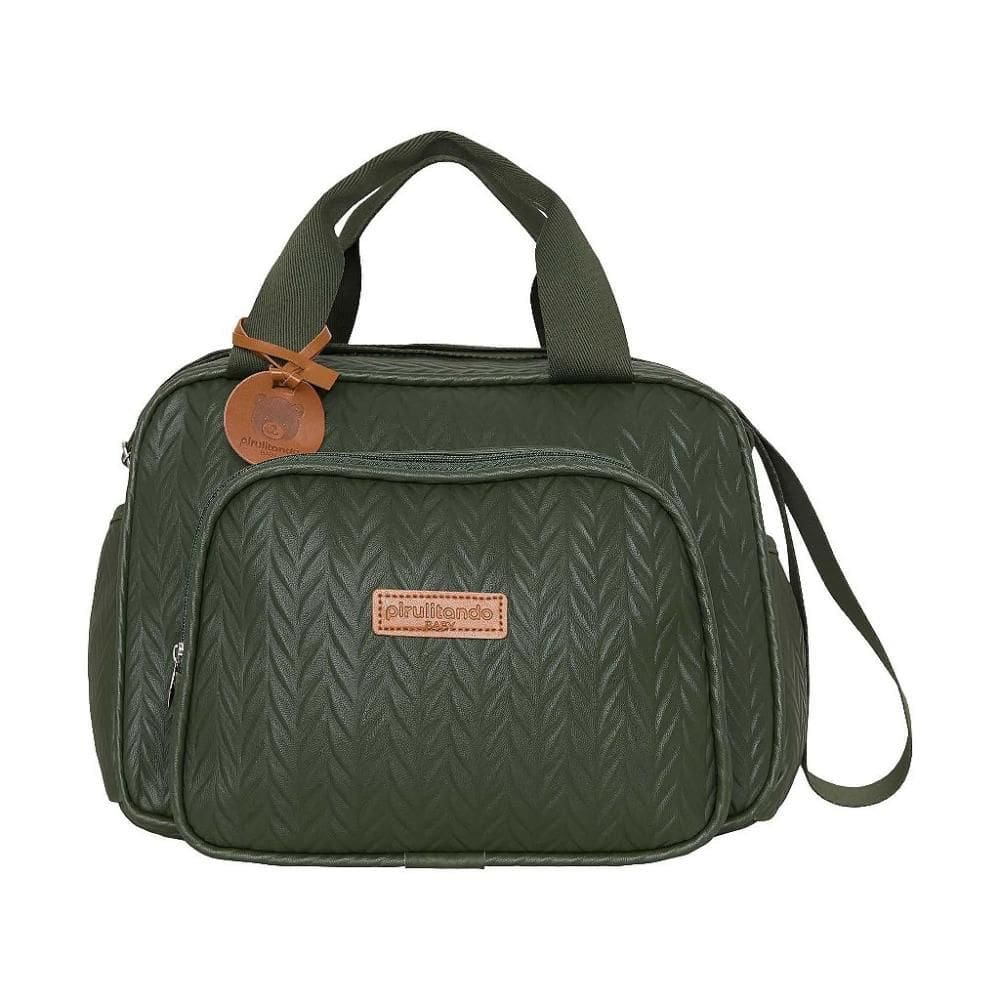Bolsa de Maternidade Pirulitando Baby Média Refúgio Verde