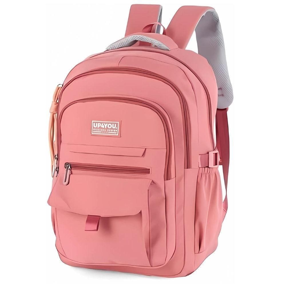 Mochila De Costas Rosa Up4you Juvenil Luxcel