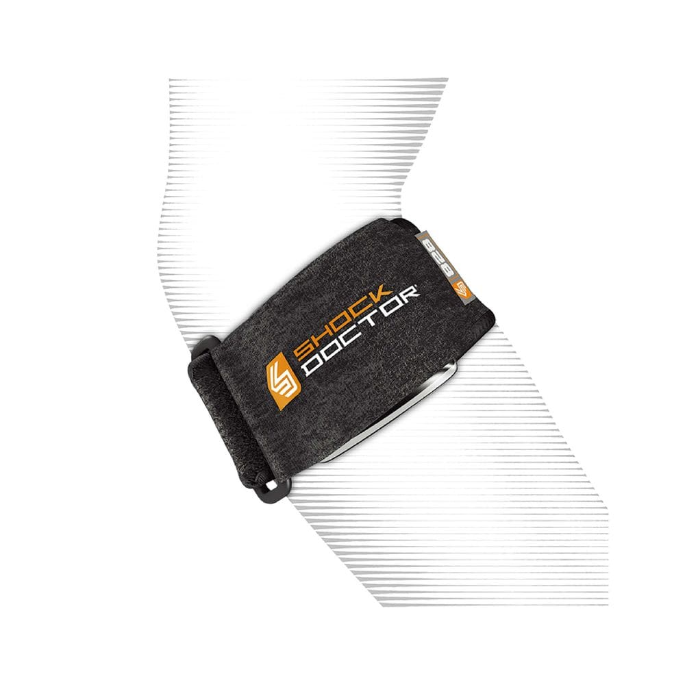 Suporte de cotovelo de tênis Shock Doctor Black tamanho único