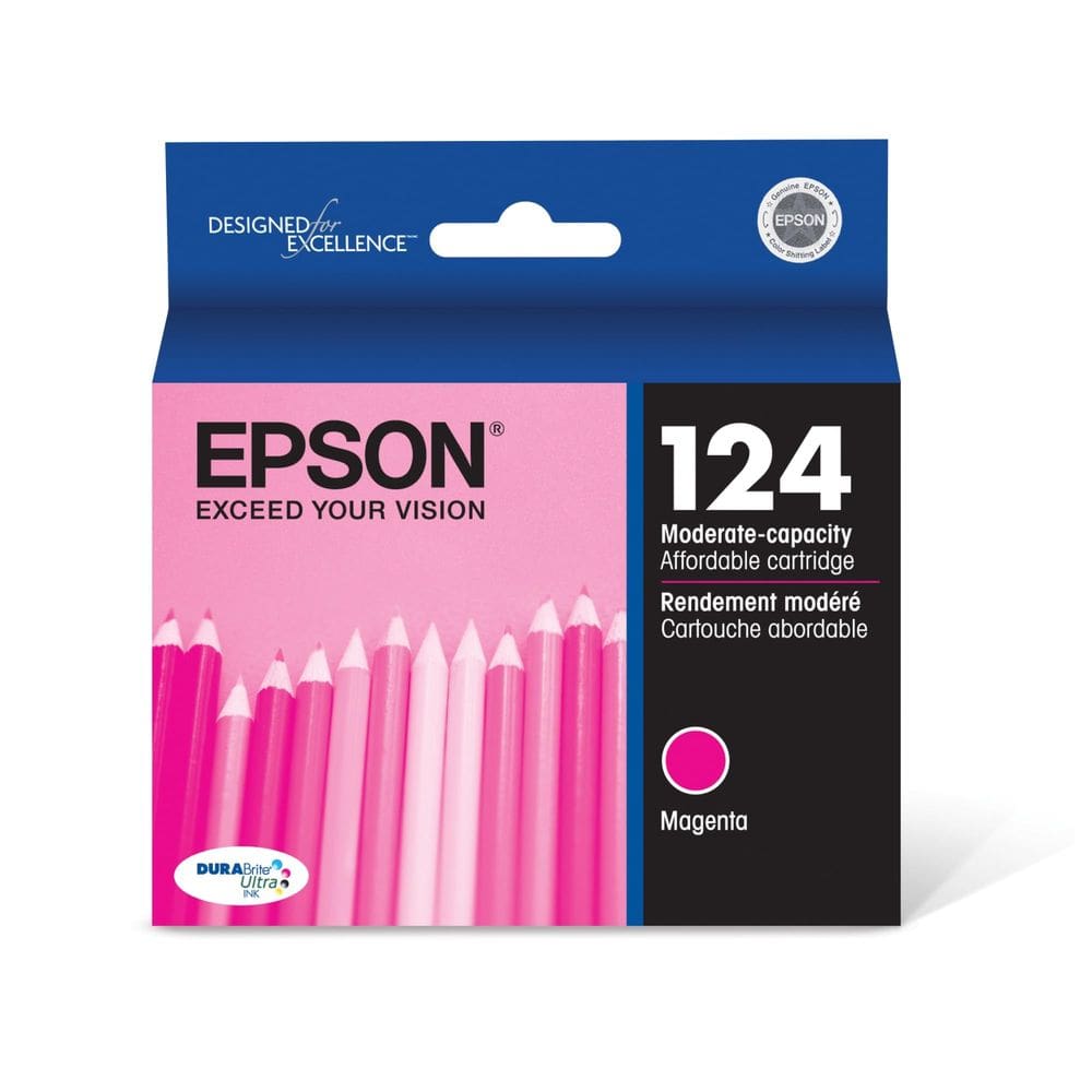 Cartucho de tinta Epson 124 DuraBrite Ultra Magenta T124320-S