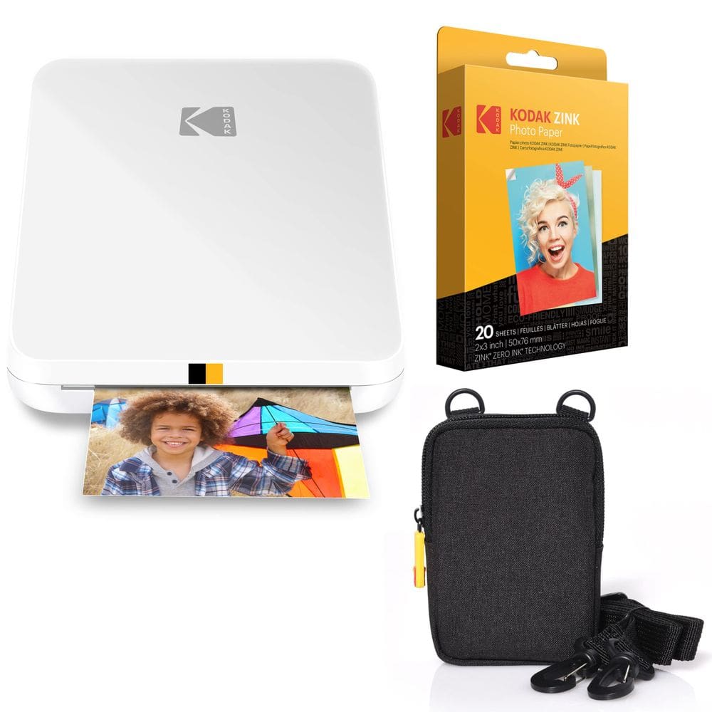 Impressora fotográfica móvel instantânea KODAK Step Slim 2x3 Zink Paper