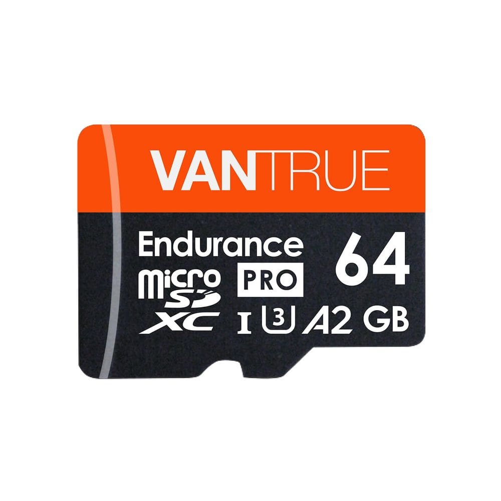 Cartão microSD VANTRUE 64GB U3 UHS-I com adaptador para câmeras Dash